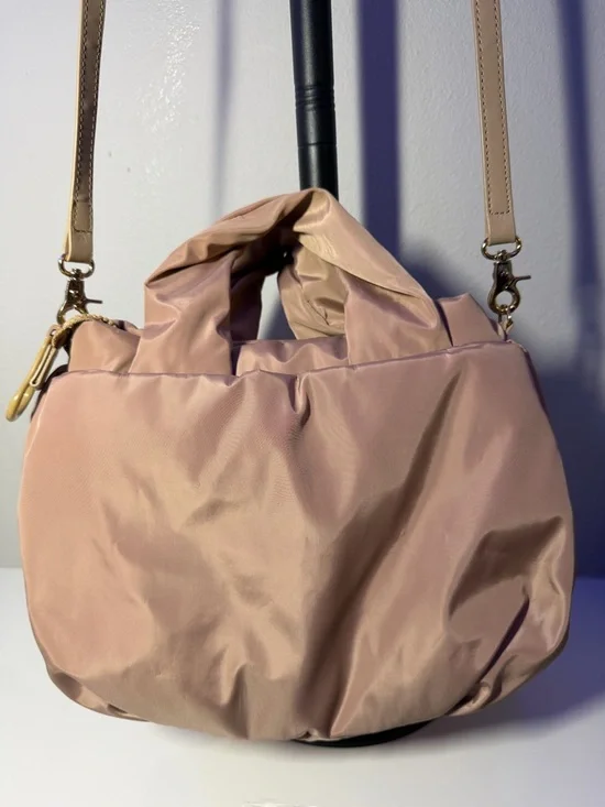 See by Chloe Satin Light Pink Tote Bag with Star Charm and Crossbody strap. - Picture 6 of 17